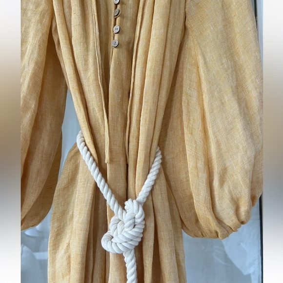 New With Tags Lisa Marie Fernandez Linen Jumpsuit Small - Picture 4 of 6